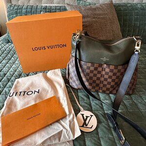 Louis Vuitton Damier Ebene Maida Hobo Khaki